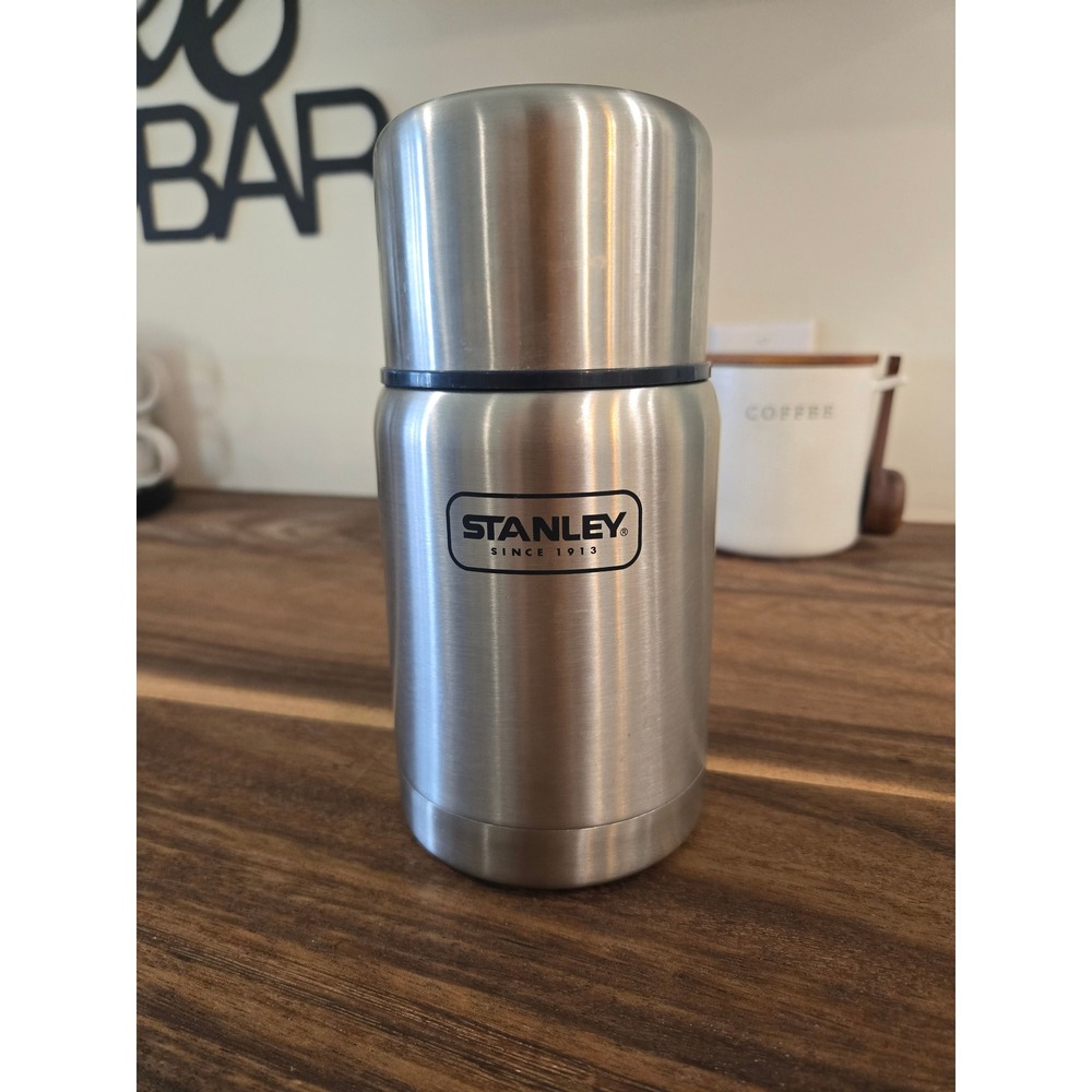 Stanley Adventure Vacuum Food Jar 24oz Stainless Steel Silver Thermos 710mL